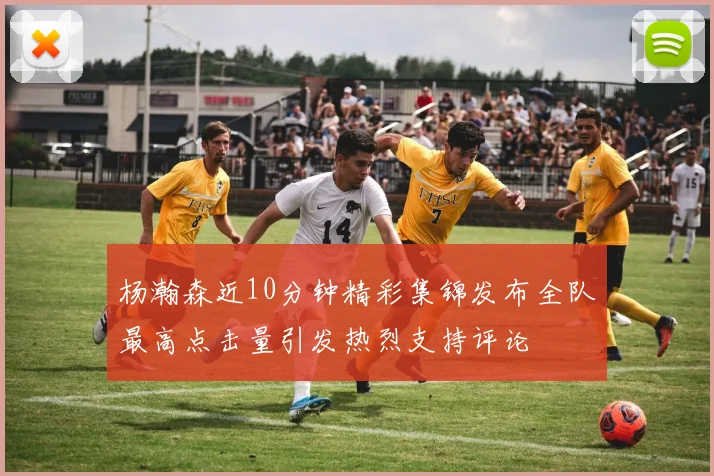 杨瀚森近10分钟精彩集锦发布全队最高点击量引发热烈支持评论